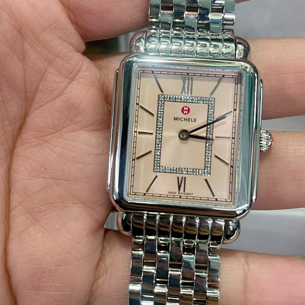 Deco II Diamond Bracelet Watch, 20mm x 43mm - 0.11 CTW